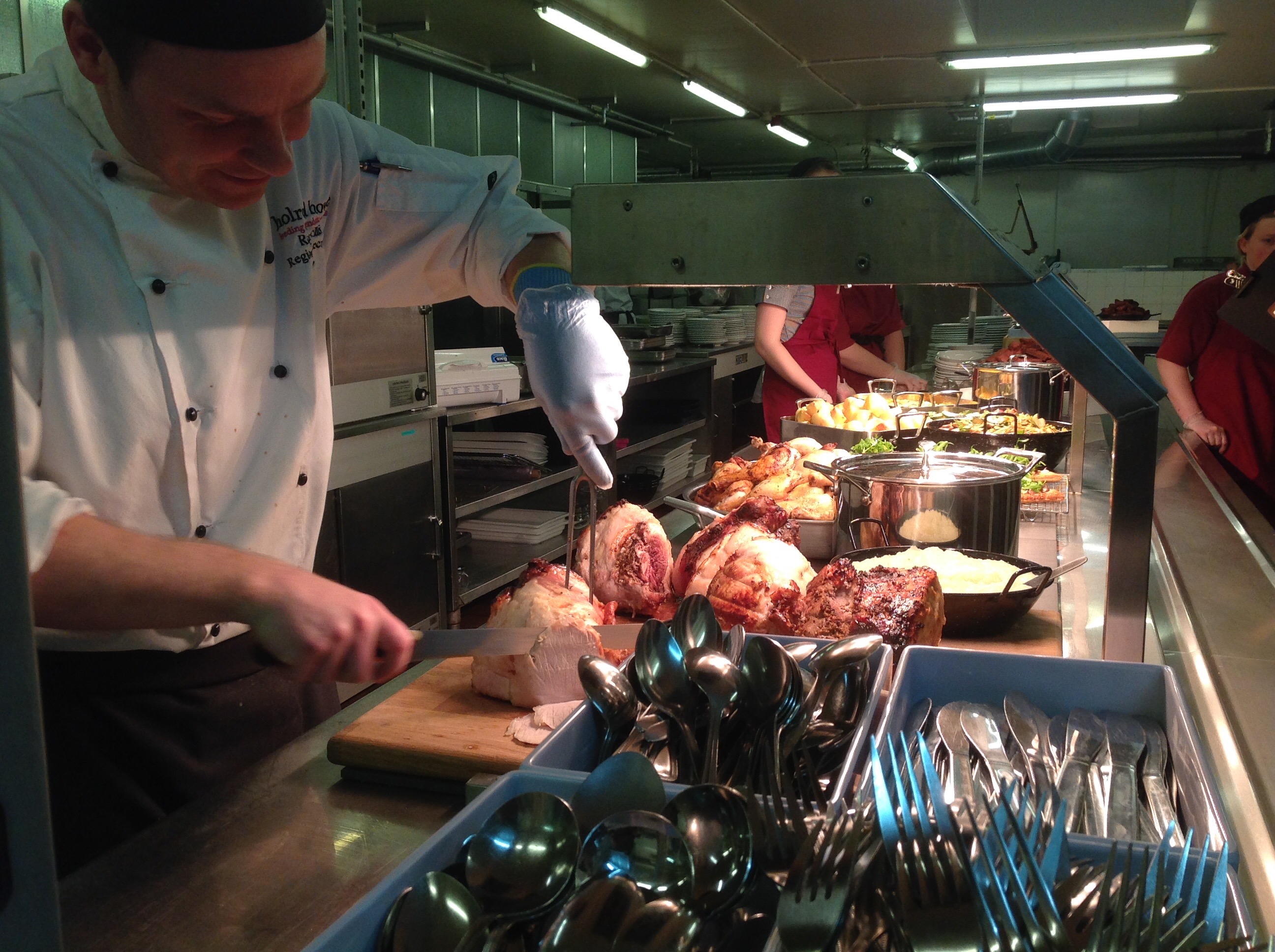 The Carvery served from the theatre station